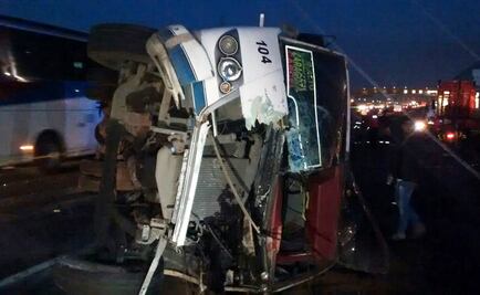 Accidente en la México-Puebla deja 25 heridos