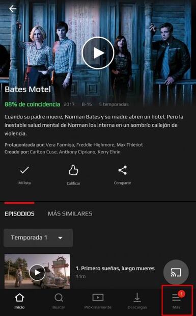 Netflix te deja descargar capítulos de tu serie automáticamente