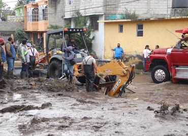 Tras tormenta, abren 80% de calles afectadas en Ecatepec; no hay daños por sismo