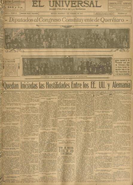 La Constitución que se imprimió por primera vez en papel periódico