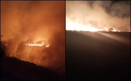FOTOS: Bomberos controlan incendio en Tlalnepantla; columna alcanzó varios metros de altura