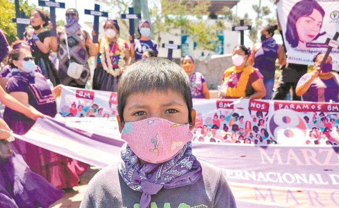 De acuerdo con la fiscalía de Oaxaca, 39 menores fueron víctimas indirectas de feminicidios de 2020 a 2021. Fotos: Roselia Chaca/ El Universal.