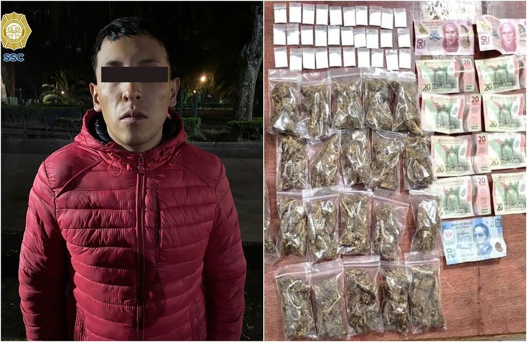 Detienen a hombre en Topilejo. FOTO: Especial/ EL UNIVERSAL/