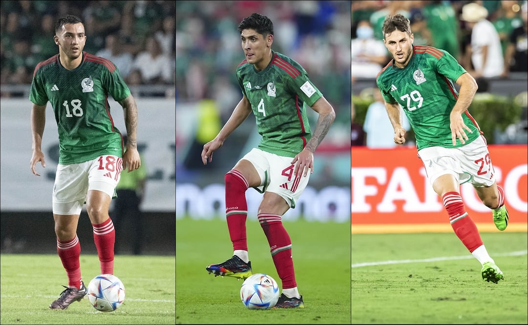 Edson Álvarez, Luis Chávez y Santiago Giménez podrían cambiar de equipo para la siguiente temporada / FOTO: ESPECIAL