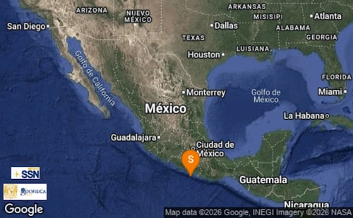 Se registra un sismo de magnitud 4.8 en Guerrero; epicentro se ubicó al sur de San Marcos