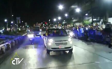 Concluye Papa actos en Basílica; vuelve a Nunciatura