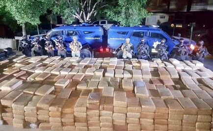 Descubren sótano con 5 toneladas de marihuana en Tamaulipas