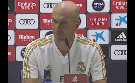 Zidane explota a horas del juego por el título del Real Madrid