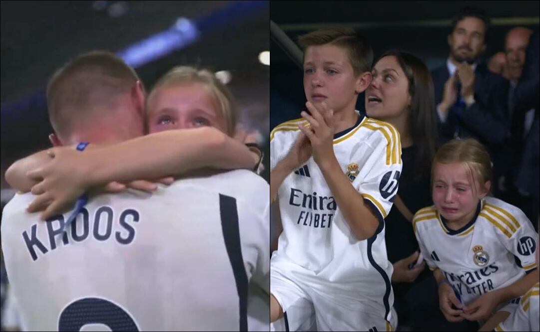 La conmovedora reacción de los hijos de Toni Kroos luego de su adiós en el Santiago Bernabéu / FOTO: ESPECIAL