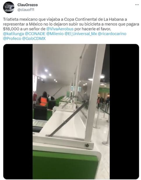 Aerolínea no deja subir bicicleta a triatleta mexicano y se pierde competencia internacional
