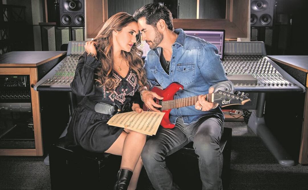 Los actores interpretan a dos músicos. Foto: Televisa