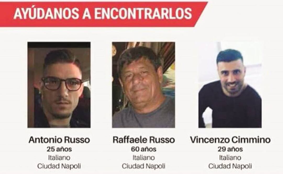 Los ciudadanos italianos se encuentran desaparecidos desde el 31 de enero. Foto: Archivo