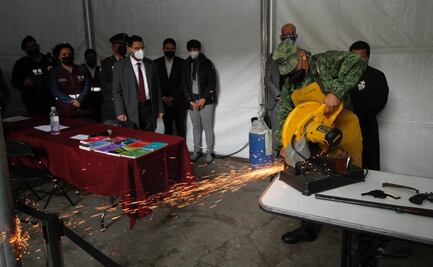 Batres llama a madres y abuelas a cambiar armas de fuego por dinero