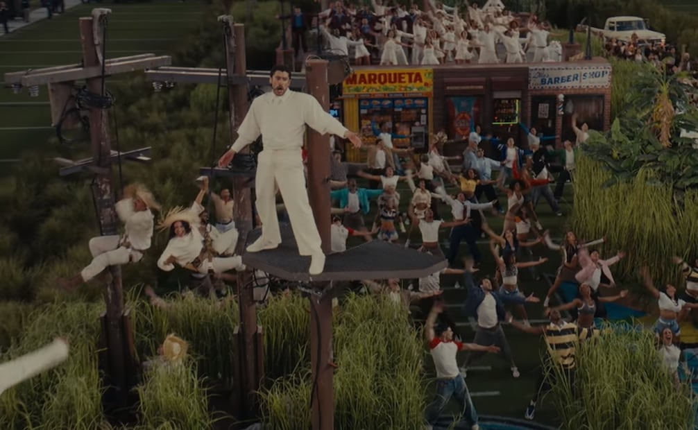 Referencias culturales del show de medio tiempo de Bad Bunny. Foto: Captura de video