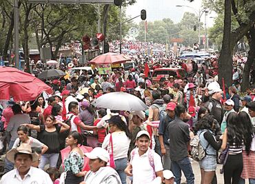 Prevén 7 manifestaciones para hoy en la Ciudad de México