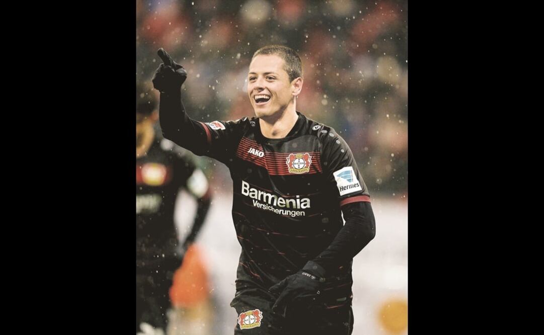 El delantero del Bayer Leverkusen viene marcar un doblete en la Bundesliga. Foto: AFP