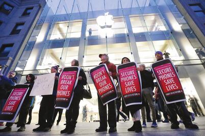 Firmas de tecnología cierran filas con Apple