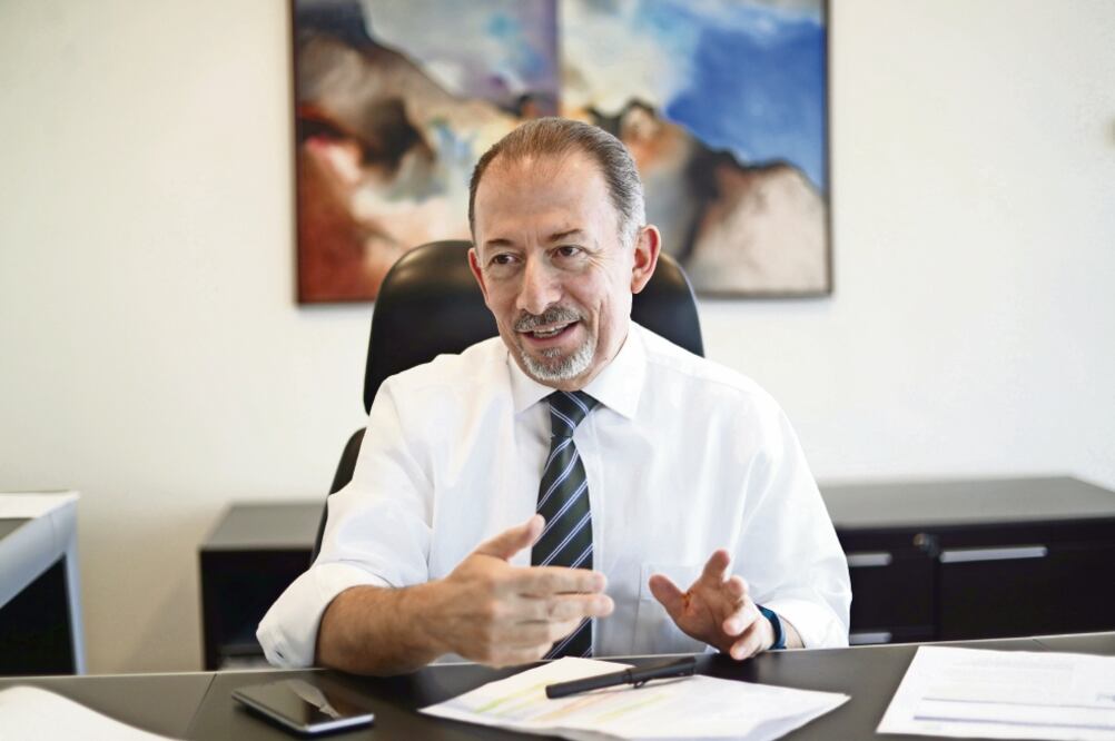 Emilio Uquillas, director representante en México del Banco de Desarrollo de América Latina (CAF), expuso que la Alianza del Pacífico es un modelo para continuar y para que otros países se vayan sumando. Foto: ALEJANDRA LEYVA. EL UNIVERSAL