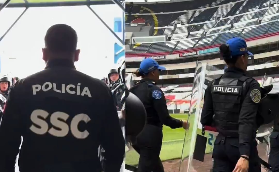 SSC despliega operativo para final América vs Cruz Azul. Foto: Captura de pantalla