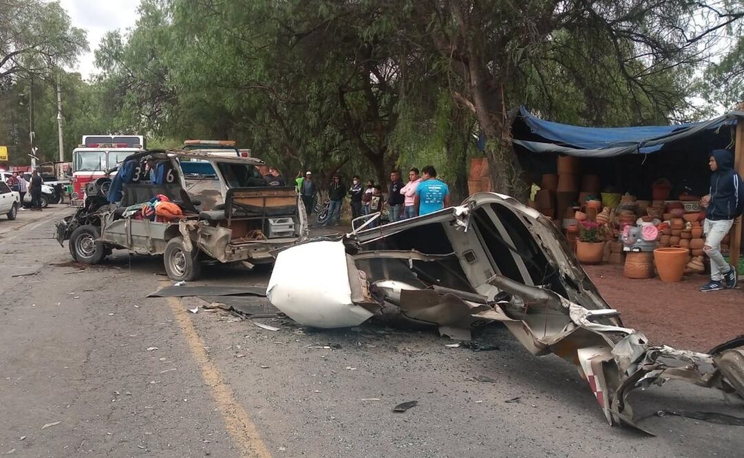 En el accidente resultaron lesionadas de gravedad siete personas, sin registrarse el deceso de algún pasajero. Foto: Especial