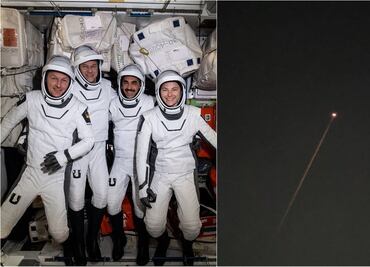 El regreso de la misión espacial Crew-3 a la Tierra fue visto desde México