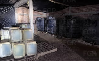 Aseguran 110 mil litros de hidrocarburo en Guanajuato; olor a combustible llevó al hallazgo