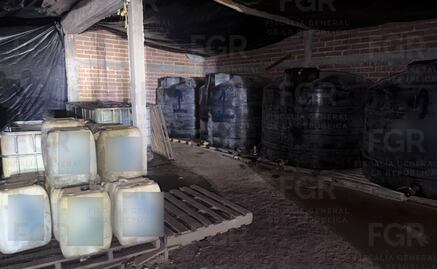 Aseguran 110 mil litros de hidrocarburo en Guanajuato; olor a combustible llevó al hallazgo