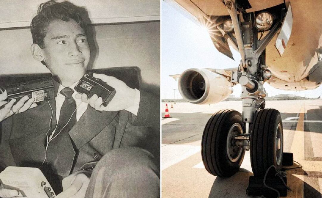 Guillermo Rosales viajó en el tren de aterrizaje de un avión de carga. Foto: Especial