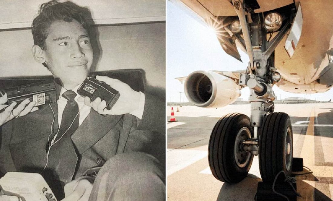 Guillermo Rosales viajó en el tren de aterrizaje de un avión de carga. Foto: Especial