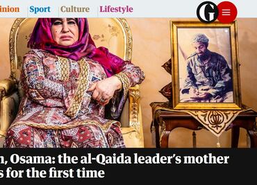 Era buen chico y le lavaron el cerebro: madre de Bin Laden