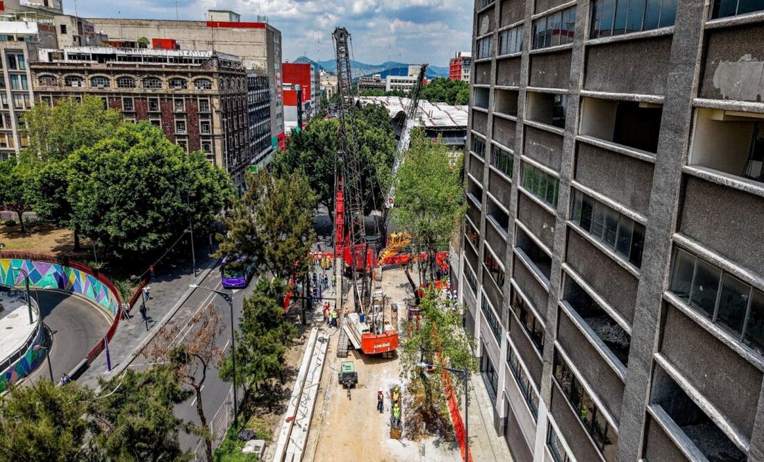 Así lucen los primeros trabajos de la Calzada Flotante. Foto: Especial
