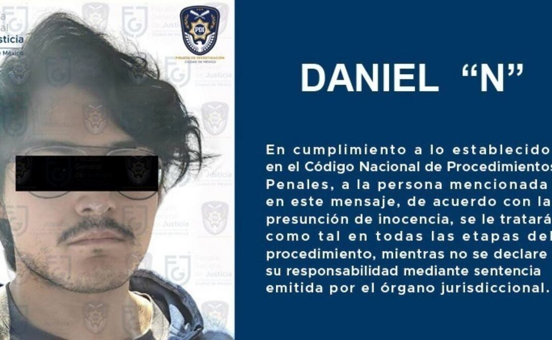 La Fiscalía Capitalina dió a conocer la detención de Daniel “N”, quien según las investigaciones es el responsable de agredir sexualmente a una joven en el parque de diversiones Six Flags. Foto: Especial