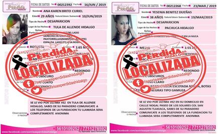 Encuentran cadáveres de dos mujeres reportadas como desaparecidas en Hidalgo