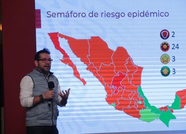Veracruz pasa a semáforo verde por Covid; Baja California y Zacatecas, en rojo