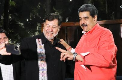 ¿Noroña, campaña con Nicolás Maduro?