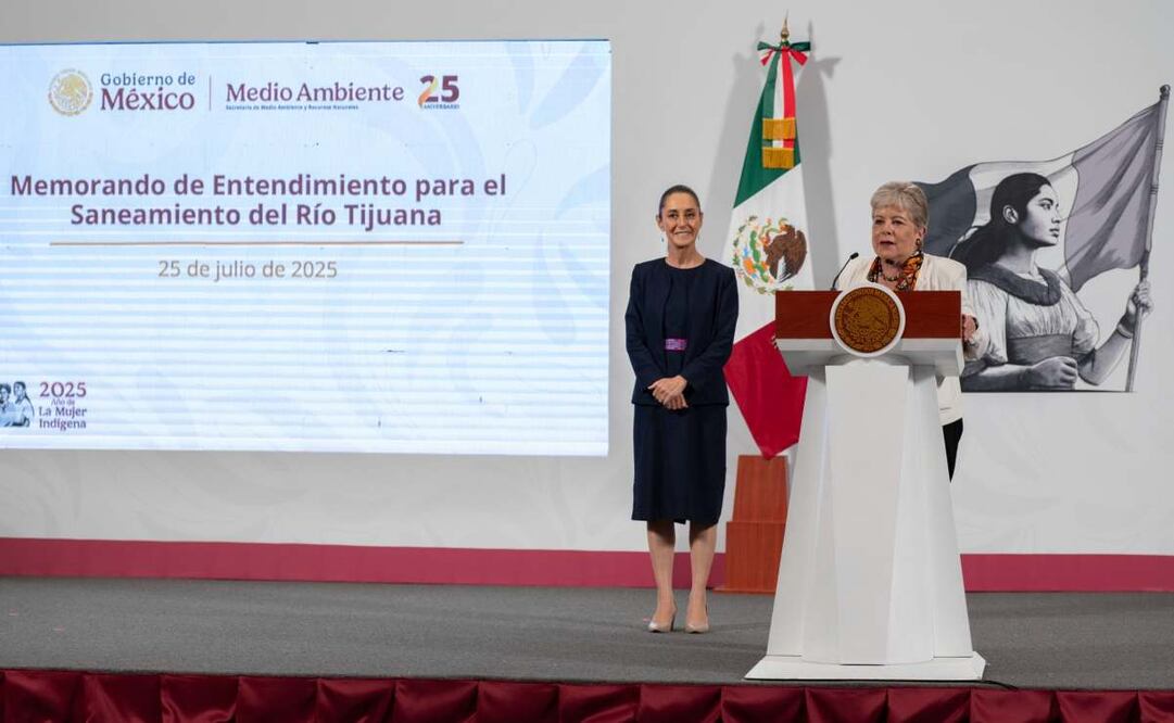 Memorando México-EU abre diálogo sobre lanzamientos de Space X; plantean permisos de empresa de Musk. Foto: Presidencia