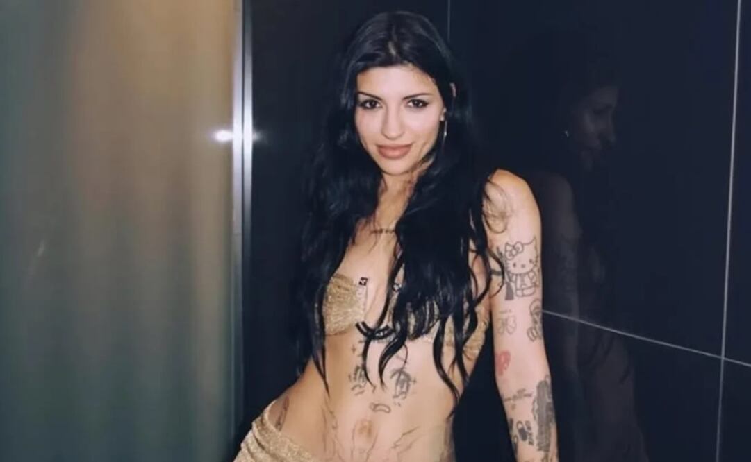 La cantante Cazzu tiene más de 60 tatuajes en su cuerpo.