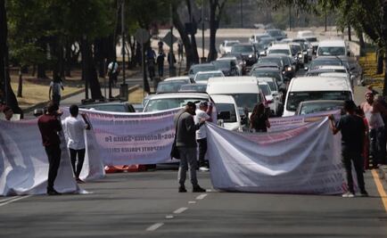 Vecinos hacen bloqueos intermitentes en Reforma contra L7 del Metrobús