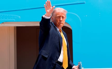 Trump hace escala en Alaska rumbo a China; director de Nvidia se suma a la comitiva