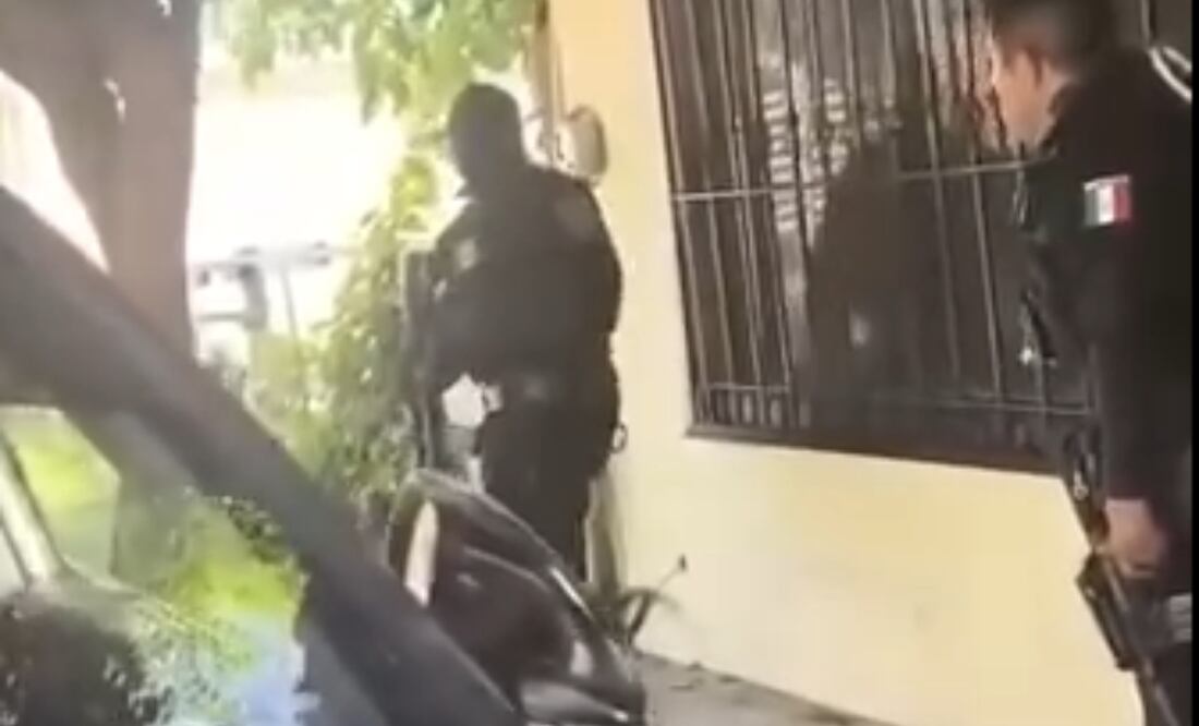 Cae miembro de organización criminal tras enfrentamiento con Guardia Nacional en Chiapas. Foto tomada de video