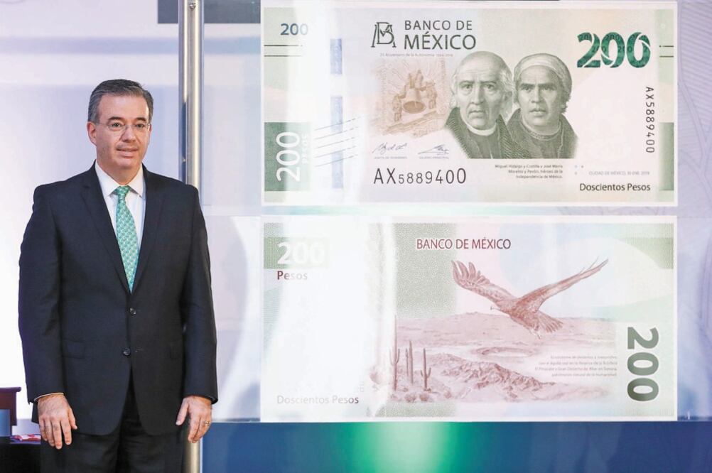 A finales de este mes habrá 50 millones de piezas de este nuevo billete en las manos de los mexicanos, de acuerdo con Banxico. Foto/DIEGO SIMÓN. EL UNIVERSAL