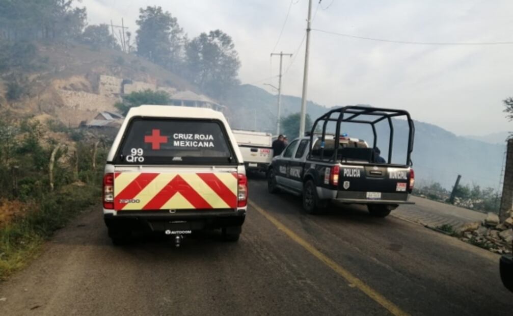 Incendio consume más de 100 hectáreas en la Sierra Gorda de Querétaro