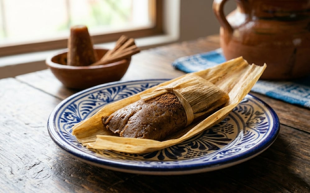 Se cocinan al vapor con masa azul o amarilla. Fotos creadas con IA