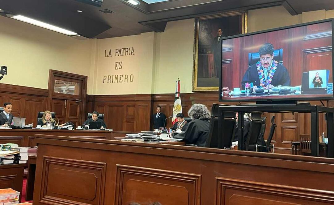 Primera sesión de la nueva SCJN de este 11 de septiembre del 2025. Foto: Manuel Espino / EL UNIVERSAL.