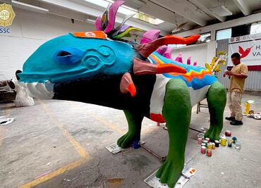 Internos del Reclusorio Varonil Sur participarán en el Desfile de Alebrijes Monumentales con "Teotlayoli"