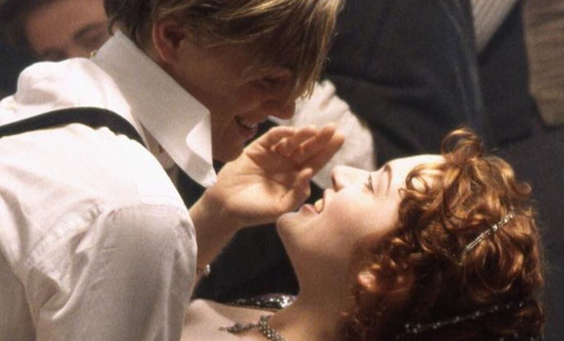 Leonardo DiCaprio y Kate Winslet en Titanic. Foto: Instagram @titanicmovie