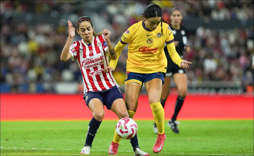 América y Chivas igualan en un Clásico de locura con Kiana Palacios que rescató a las Águilas / FOTO: Imago7