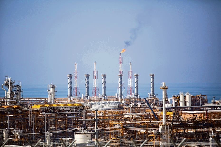 Las instalaciones del yacimiento de gas South Pars cerca de Kangan, en el sur de Irán, el 22 de
enero de 2014. Foto: Behrouz Mehri / AFP