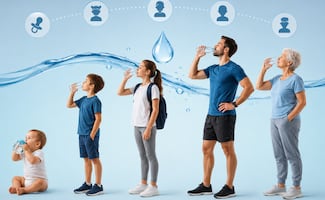 ¿Cuánta agua debes beber al día según tu edad?; esto dicen los organismos de salud