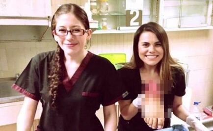 Residentes presumen foto con pie amputado en el IMSS